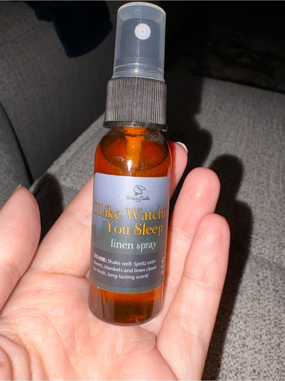 I Like Watchin' You Sleep Linen Spray - Amber Bottle